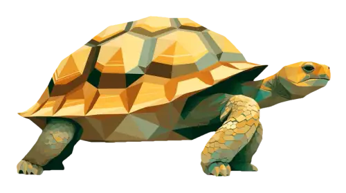 歩き続けるカメのアニメーション